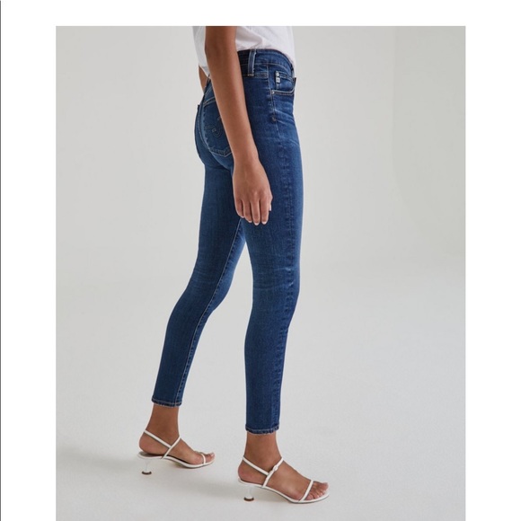 AG ADRIANO GOLDSCHMIED - Farrah Skinny Ankle - Dark Blue - Size 26R - Picture 5 of 6